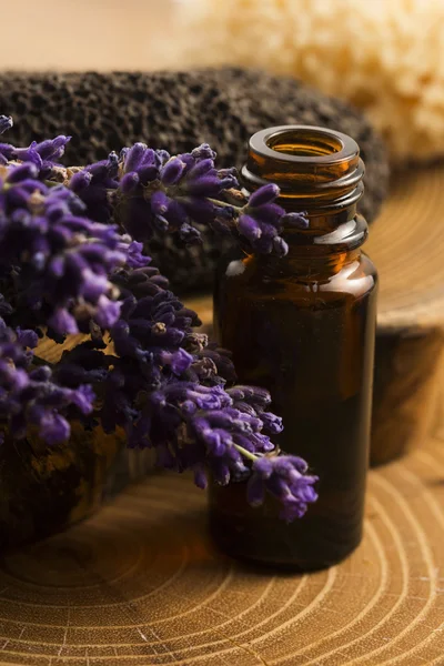 Artículos de spa de lavanda —  Fotos de Stock