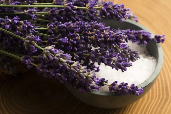 Lavender spa items — Stock Photo, Image