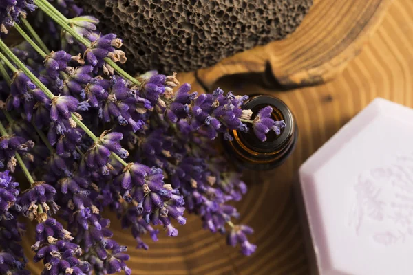 Lavendel spa onderdelen — Stockfoto