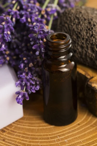 Lavender spa items — Stock Photo, Image