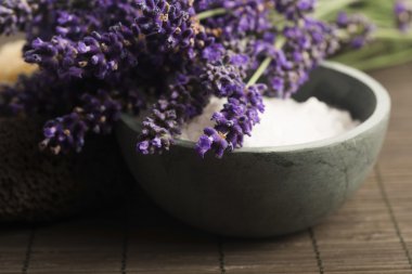 Lavanta spa öğeleri