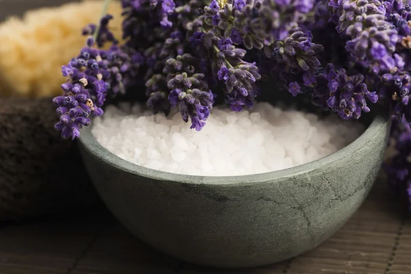 Lavendel spa onderdelen — Stockfoto