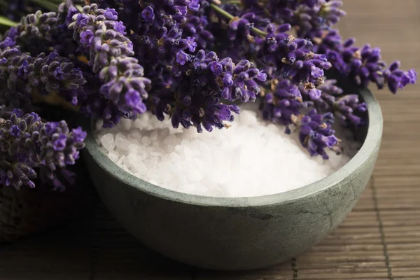 Lavender spa items — Stock Photo, Image