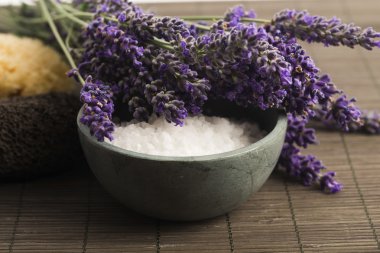 Lavanta spa öğeleri