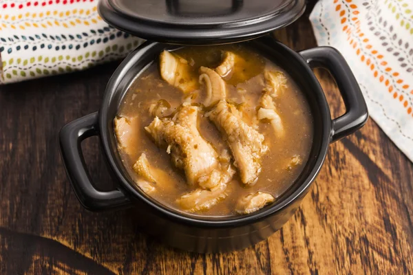 Polish beef tripe soup — Stock Photo, Image