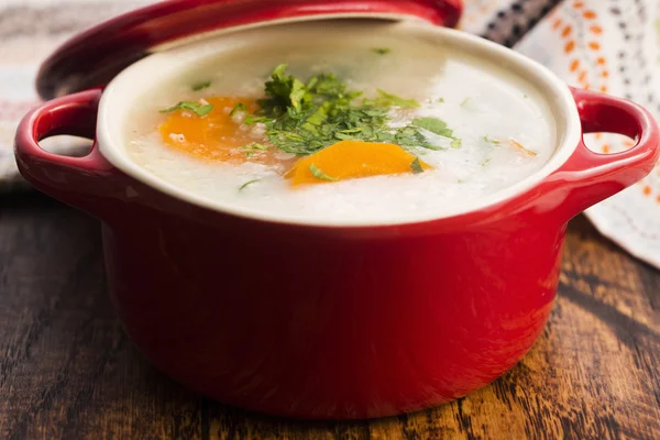 Soup with millet and vegetables — Stock Photo, Image