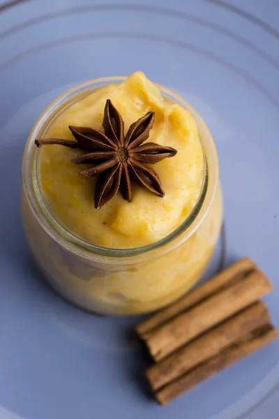 Pumpkin pudding — Stock Photo, Image