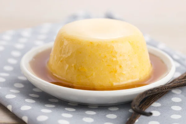 Kürbis-Panna-Cotta — Stockfoto