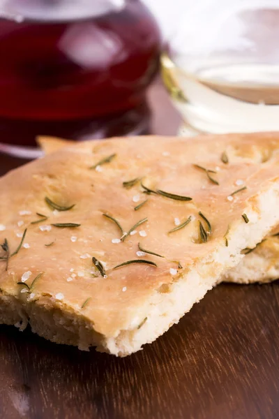 Biberiyeli İtalyan Focaccia ekmeği