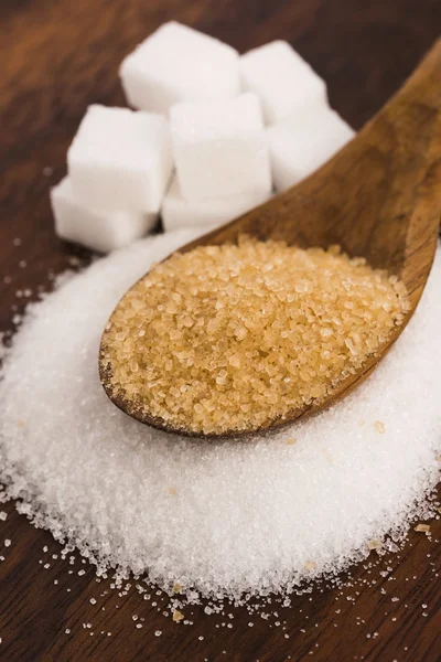 Difrent druh cukru — Stock fotografie