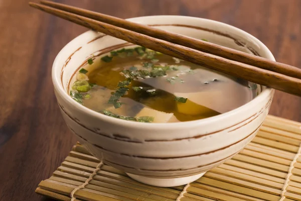 Zupa japońska — Zdjęcie stockowe