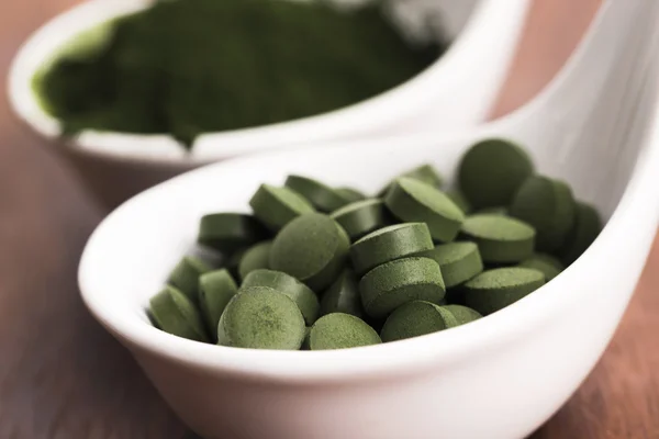 Groene chlorella — Stockfoto