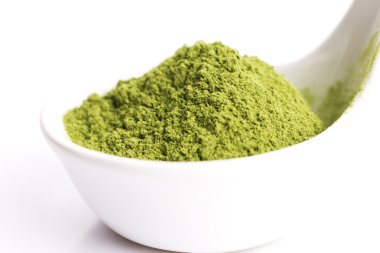 Genç arpa çim. Detoks superfood.