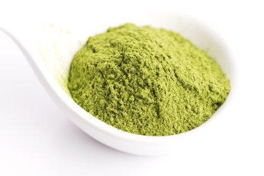 Genç arpa çim. Detoks superfood.