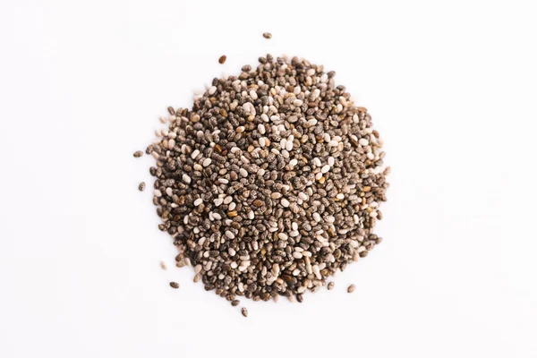 Chia-Samen isoliert auf weiß — Stockfoto