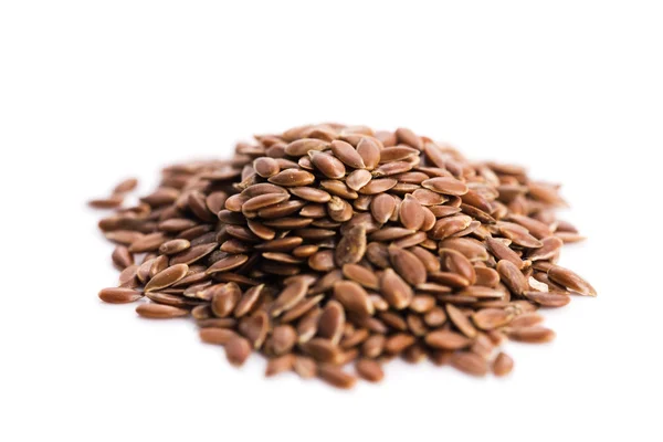 Flax seeds, Linseed, Lin seeds close-up — Stock Photo, Image