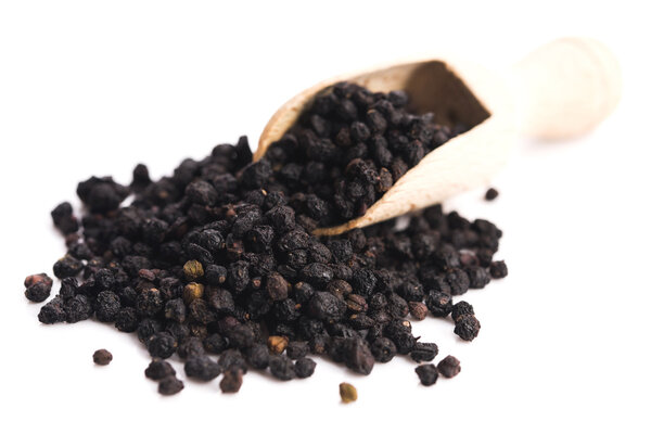 Dried elderberry fruits