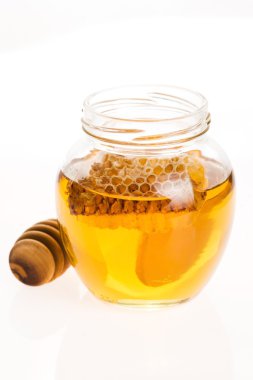 taze bal peteği ile