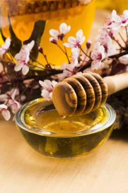 taze bal peteği ile