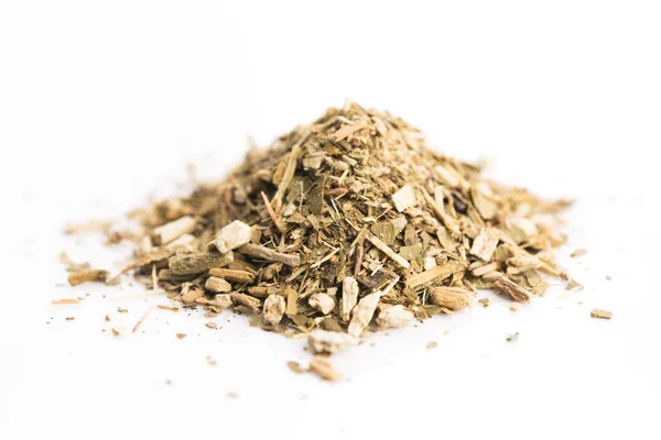 Té mate seco, aislado en blanco — Foto de Stock