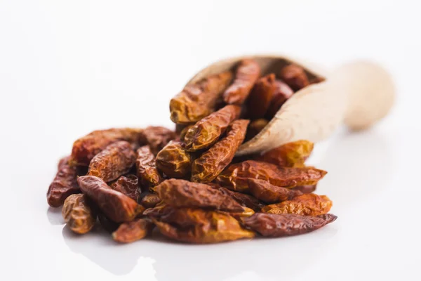 Hot birds eye peppers — Stock Photo, Image