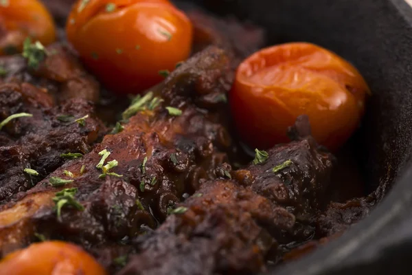 Pulpo con salsa de tomate — Foto de Stock