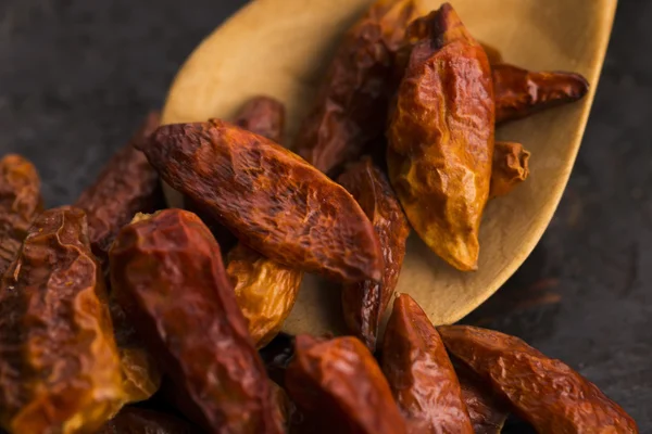 Hot birds eye peppers — Stock Photo, Image