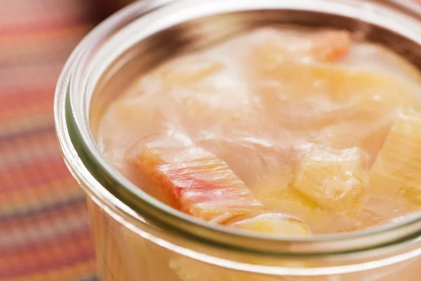 Rhubarb jelly — Stock Photo, Image