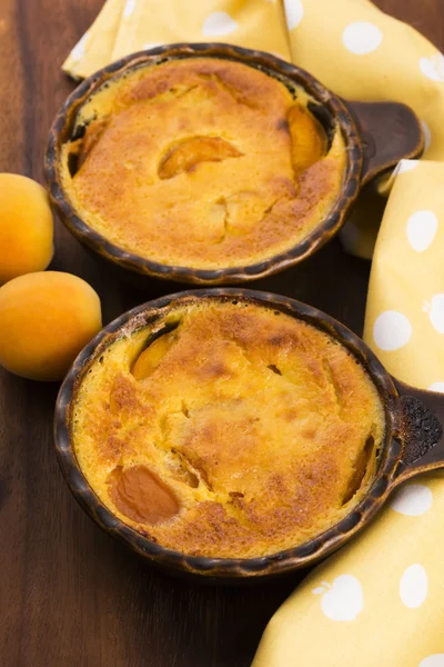 Postre de albaricoque — Foto de Stock