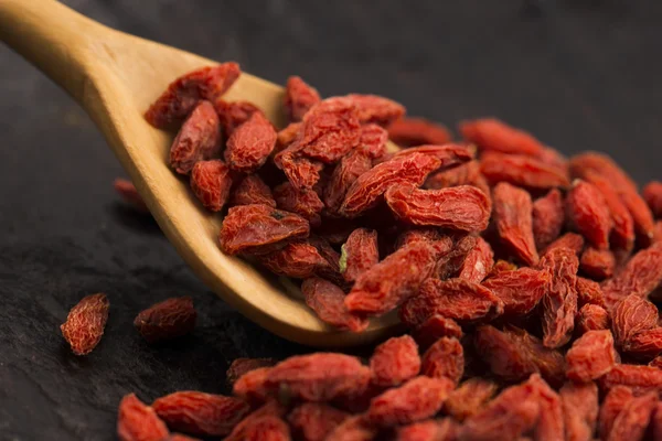 Bagas de goji secas — Fotografia de Stock