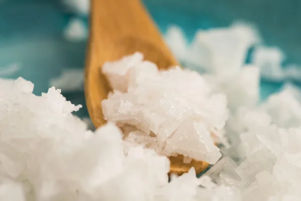 Pyramidensalz fleur de sel — Stockfoto