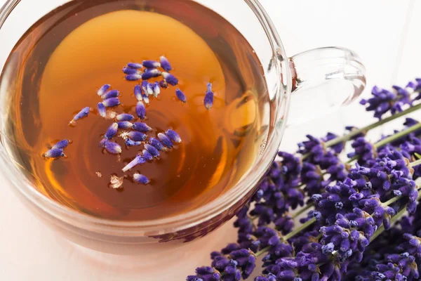 Chá de lavanda — Fotografia de Stock