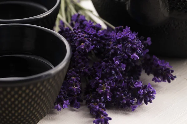 Lavendel thee — Stockfoto