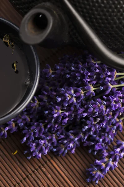 Chá de lavanda — Fotografia de Stock