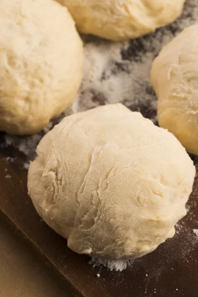 Fresh dough ready for baking — Stock Photo, Image