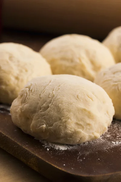 Fresh dough ready for baking — Stock Photo, Image