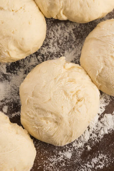 Fresh dough ready for baking — Stock Photo, Image