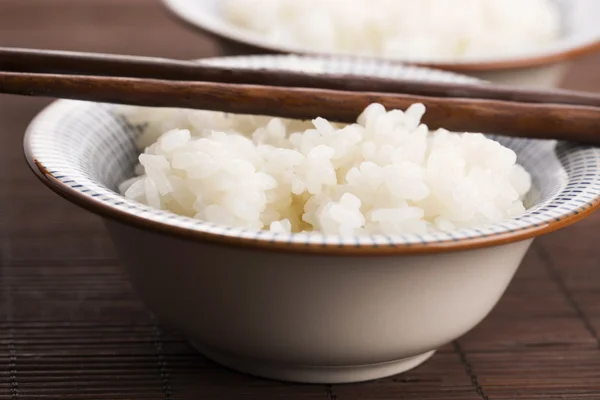 그릇에 쌀을 스시 — 스톡 사진