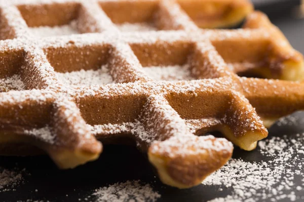 Wafels met suiker — Stockfoto