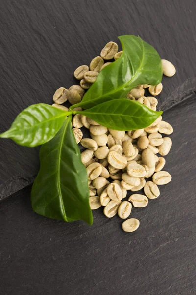 Groene koffie — Stockfoto