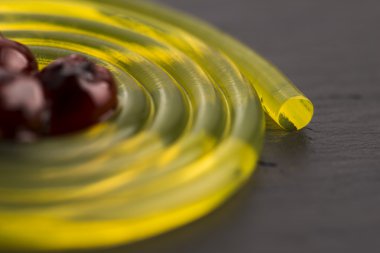 Moleküler meyve spagetti rowan şurup ile