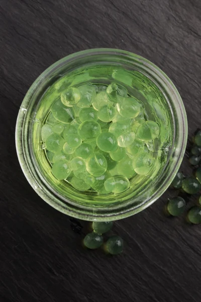 Caviale di menta, gastronomia molecolare — Foto Stock