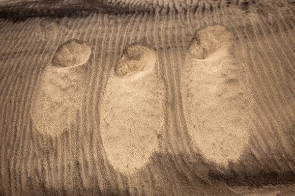 Muster im Sand Stockbild
