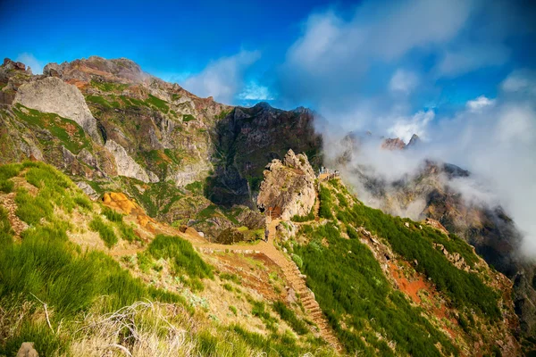 Ocky landscapes of the Pico do Arieiro — Stock Photo, Image