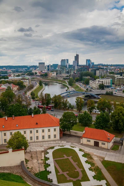 Gediminas Kulesi Nden Vilnius Şehir Merkezi Manzarası — Stok fotoğraf