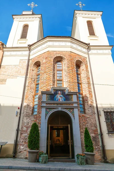 Divine Mercy Sanctuary Holy Trinity Church Vilnius Lithuania — Stock Photo, Image