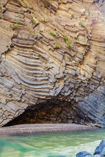 Rocks at Alcantara Gorge — Stock Photo, Image