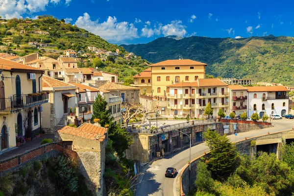 Pequeño pueblo Savoca, Sicilia — Foto de Stock