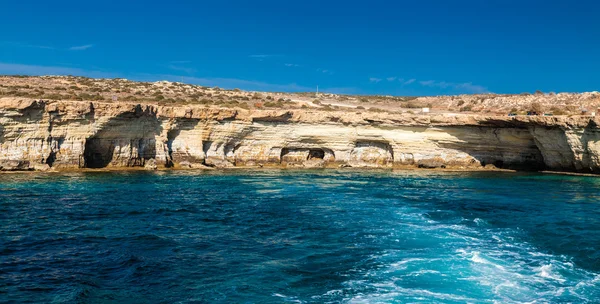 Famous sea caves near Ayia Napa — Stock Photo, Image