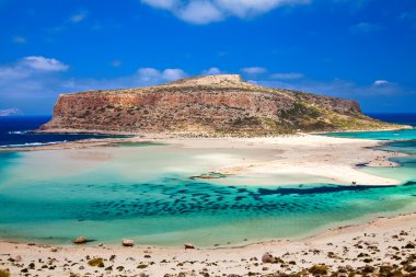 Balos lagün şaşırtıcı görünümü